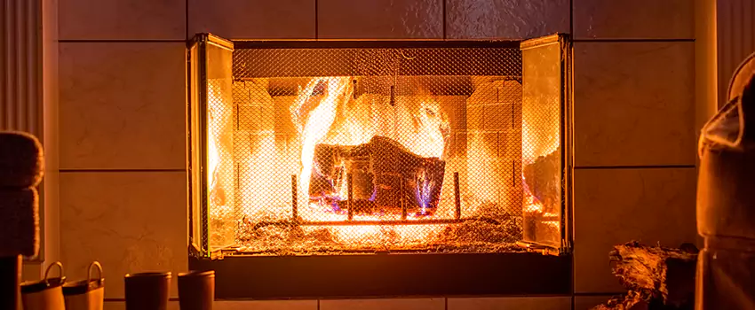 Mendota Hearth Landscape Fireplace Installation in Lebanon, Indiana