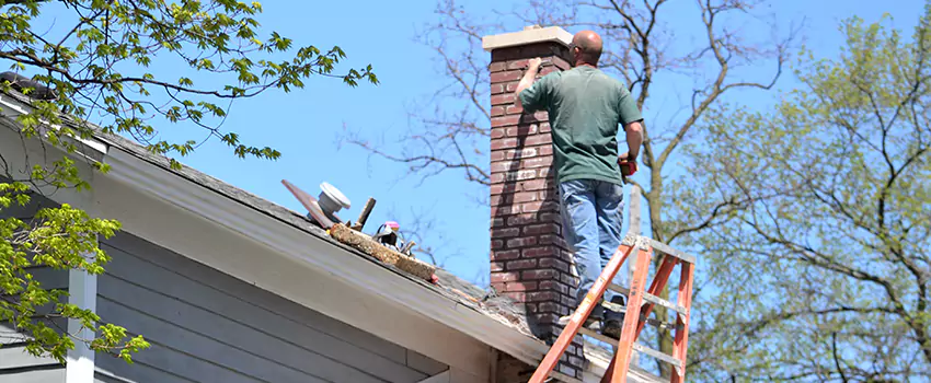 Vinyl and PVC Chimney Flashing Installation in Lebanon, IN