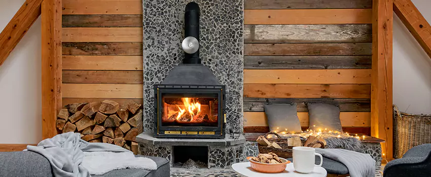Thelin Hearth Products Direct Vent Gas Stove Fireplace Inspection in Lebanon, Indiana